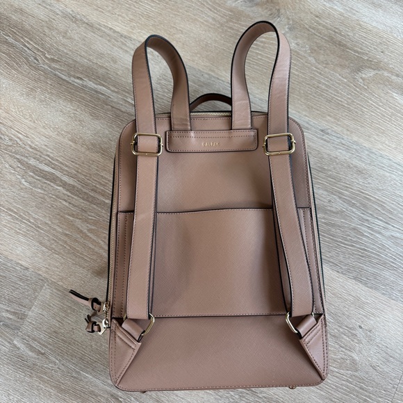 Calpak kaya 15 inch laptop backpack bag luggage travel braided detail caramel - Picture 9 of 12